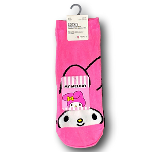 3/$20 My Melody Sanrio Funny Novelty No-Show Socks - NWT